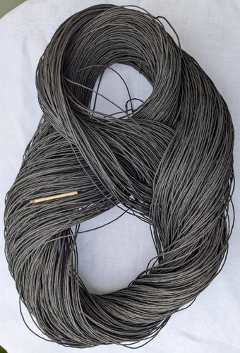 Huge skein round black - of,
