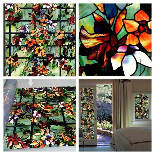 Rainbow frosted window film - rainbow,