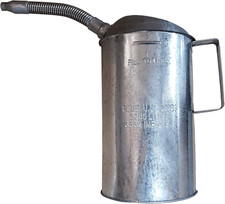 75-444 Galvanized Metal Measure - 4 Quart