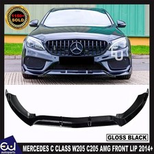 GLOSS BLACK FRONT LIP SPLITTER