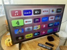 Large 40” Flat Screen HD LED TV & Apple TV 32GB HD