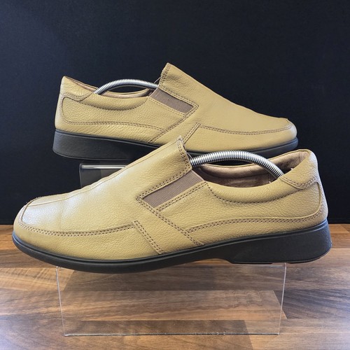 Rohde men beige - beige, leather