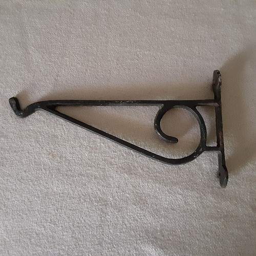 Wrought iron plant hanger - wrought,