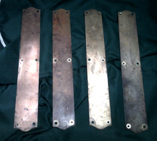 Vintage copper push plates