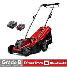 Einhell Cordless Lawnmower 33cm With Battery 18V GE-CM 18/33 Kit Refurb GRADE B