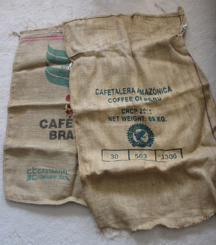 Coffee bean hessian - bean,