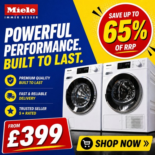 Miele washing machine - washing, &