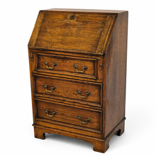 Antique Oak Bureau Writing