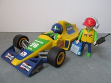 Playmobil Racing Car set 3603: Vintage yellow version