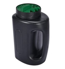 Lawn Seed Spreader 2L Handheld Grass Feed Shaker Fertiliser Garden Grit Salt