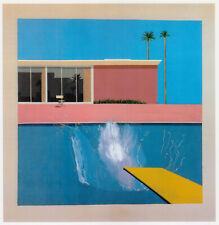 A Bigger Splash Hockney Pop Art  large print in 11 x 14 inch mount SUPERB