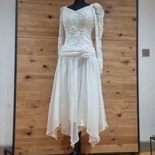 Ethereal Vintage 1980s Pronuptia Princess Ballgown Wedding Dress Fits 12 C1