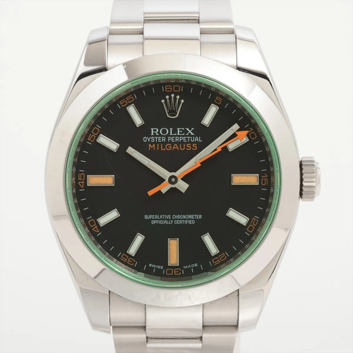Rolex milgauss 116400gv ss - rolex,