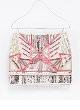 ZARA AZTEC SEQUINNED BEADED