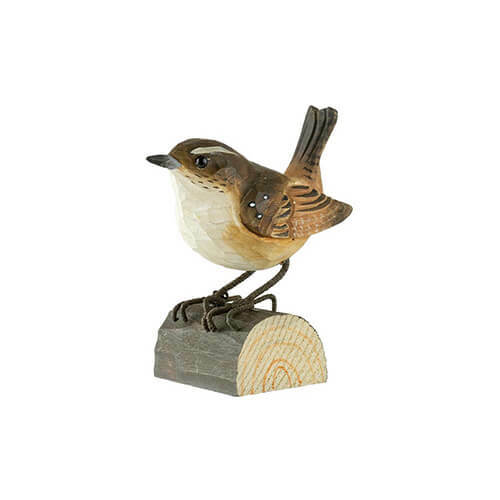 Wildlife garden carved wood - wildlife,