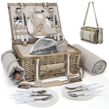 31Pcs Picnic Basket Set 4