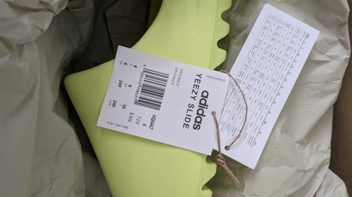 Adidas yeezy slide glow - yeezy, green