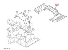 RA13844510 Floor Mat Fits Kubota "U10-3" With Front ROPS (Special Order Item)