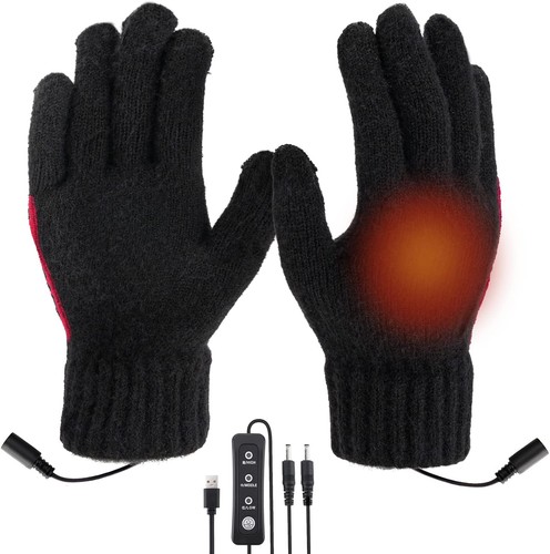 Winter electric heated gloves - electric,