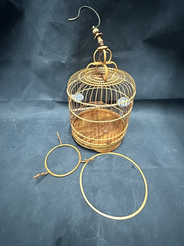Vintage chinese bamboo bird - chinese,
