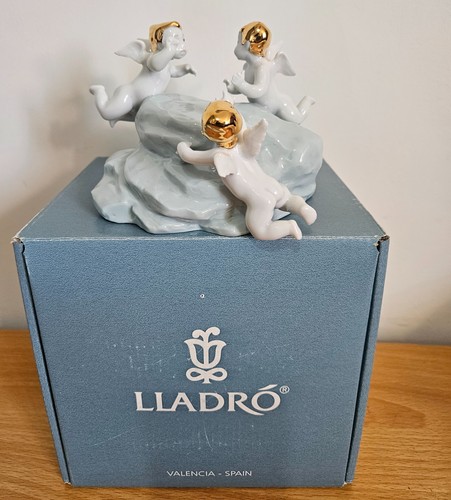 Lladro earth cherubs small - earth-cherubs, on
