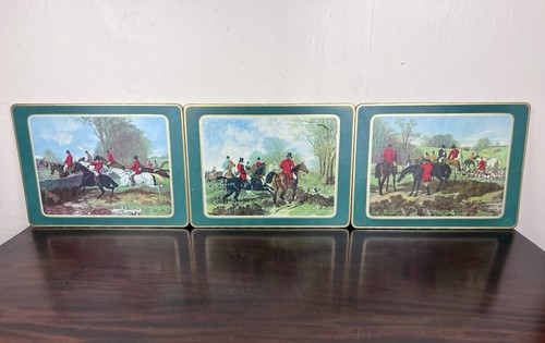 Vtg english fox hunting wall - english,
