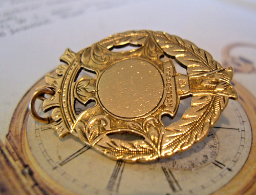 Pocket watch chain fob - watch,