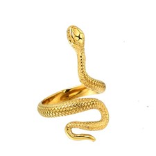 Men Women Gothic Snake Ring