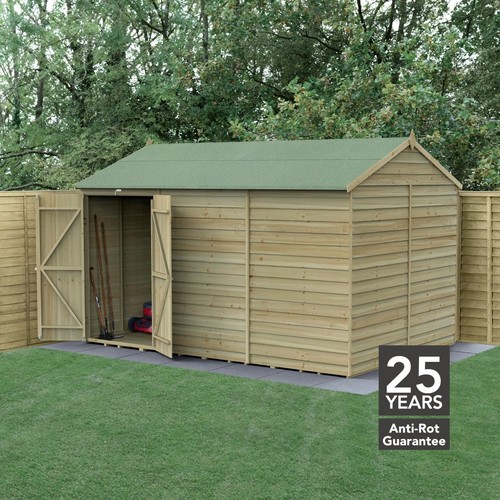 Forest 4life 12x8 shed reverse - forest,