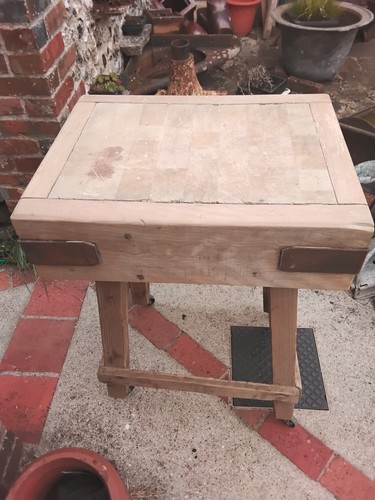 Vintage butchers block - vintage,