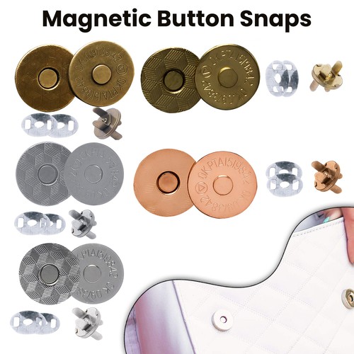 Magnetic clasp snap - magnetic, fastener
