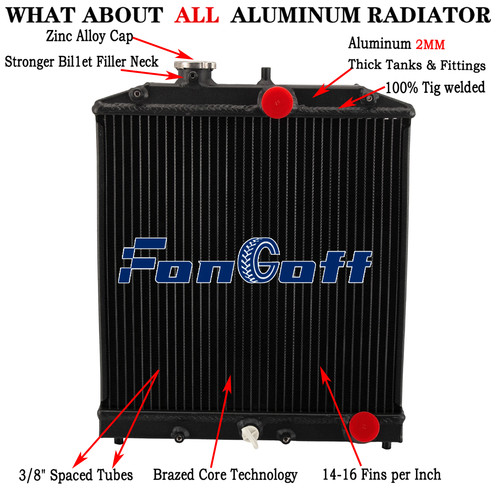 Rows cooler aluminium for - 3,