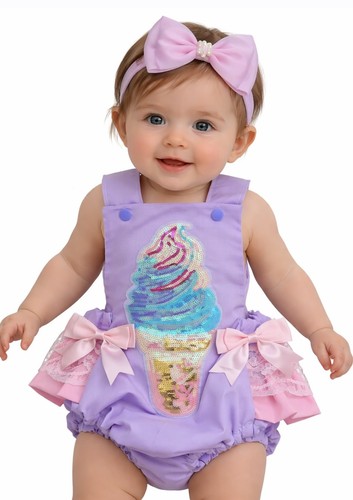 Romany spanish romper - romany, ice