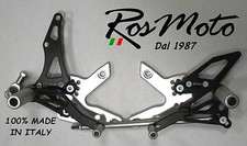 REAR FOOTRESTS REAR SETS KAWASAKI Z 750 2007-2014 BLACK