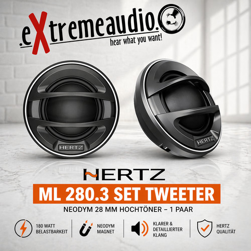 Hertz 280 set tweeter - hertz, 280.3