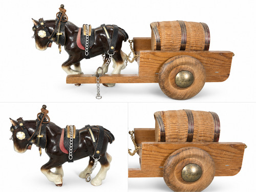 Vintage shire horse - vintage, ornament