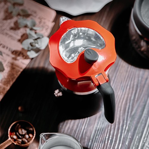 Aluminum electric coffee pot - aluminum,