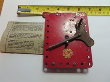 Vintage MECCANO Red Clockwork