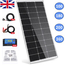 180W Solar Panel Kit 12 Volt Mono Off Grid Power For RV Boat Caravan Motorhome