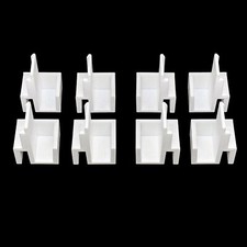 Set of 8 Form Optimum Closet Sliding Door Rail High Guides