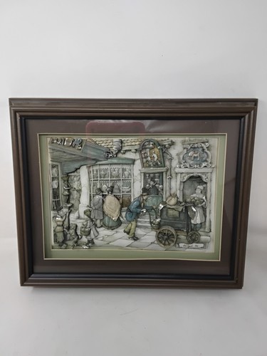 Anton pieck victorian street - victorian,