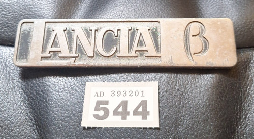 Lancia beta car - beta, badge