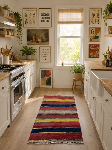 Vintage moroccan style carpet - vintage,