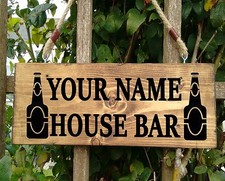 Personalised Wooden Bar House