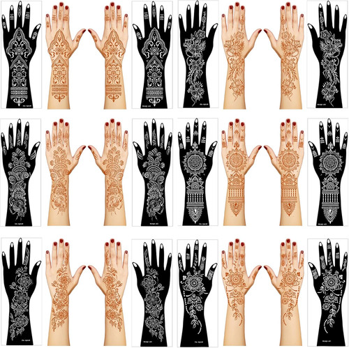 Henna tattoo stencil kit - henna,