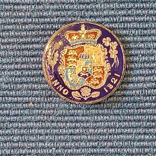 1821 king george 1111 shilling - 1111,