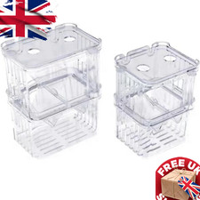 Aquarium Fish Breeding Box Shrimp Hatchery Tank Incubator UK