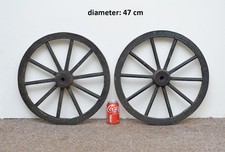 2x Vintage old wooden cart
