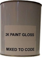 2 PACK 2K Car Body Paint GLOSS COLOUR MIXED TO CODE TO ANY COLOUR