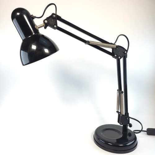 Desk lamp table - table, black